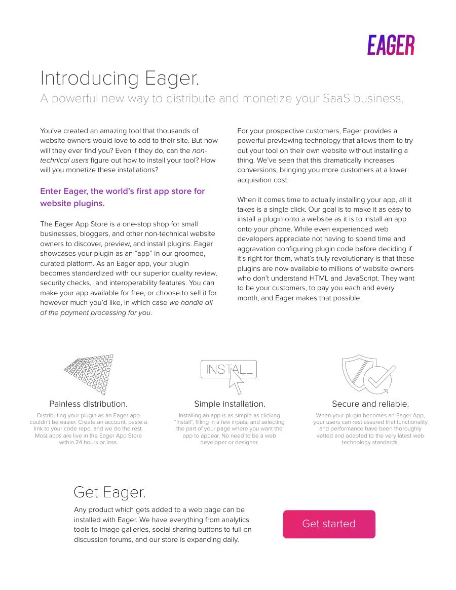 Introducing Eager cover page