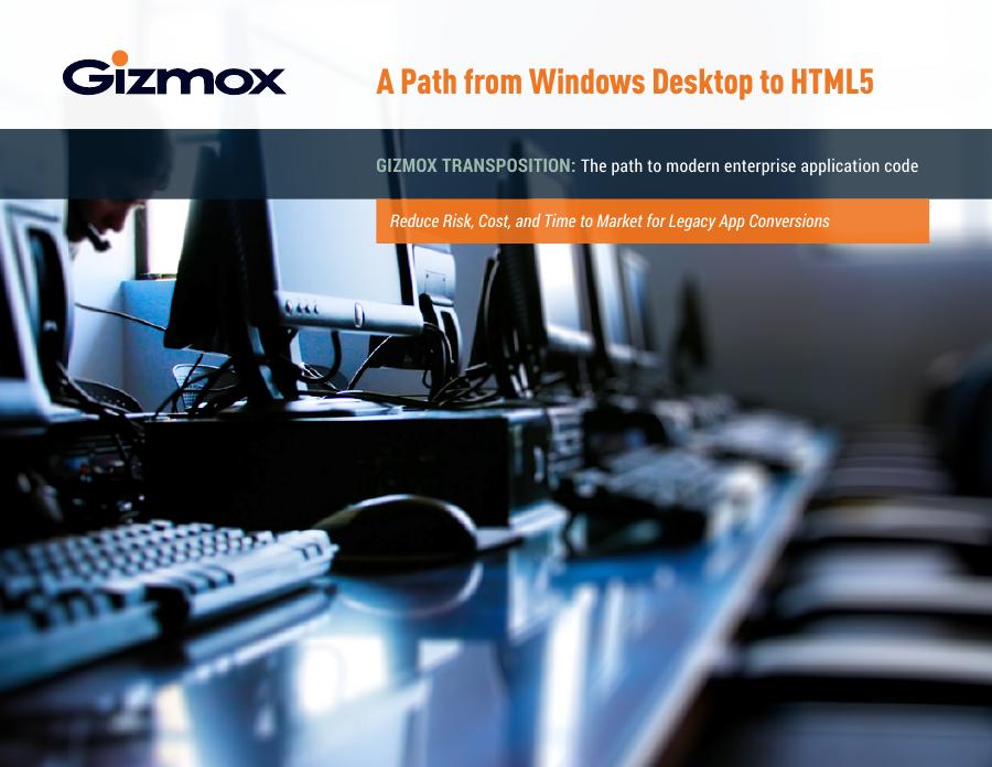 A Path from Windows Desktop to HTML5 cover page